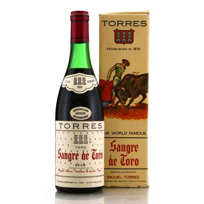 Torres Sangre De Toro 1969 Penedes