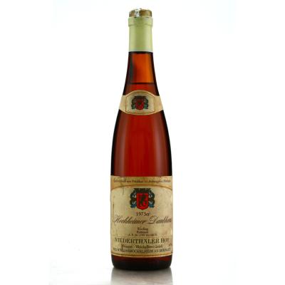 Niederthaler Hof Hochheimer Daubhaus Riesling Kabinett 1973 Rheingau