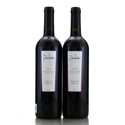 Pauletts Cabernet Merlot 2000 Polish Hill Clare Valley 2x75cl