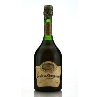 Taittinger Comtes de Champagne Extra Dry Blanc-De-Blancs 1966 Vintage Champagne