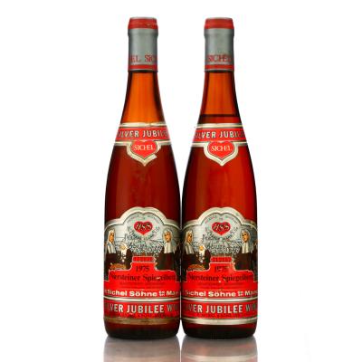 H. Sichel Sohne Niersteiner Spiegelberg 1975 Rheinhessen / Silver Jubilee 2x70cl