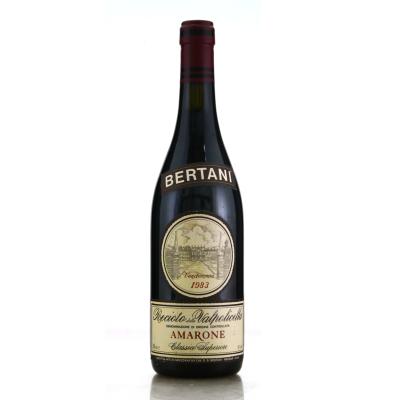 Bertani Recioto Della Valpolicella 1983 Amarone Classico Superiore