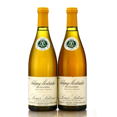 L.Latour Folatieres 1989 Puligny-Montrachet 1er Cru 2x75cl