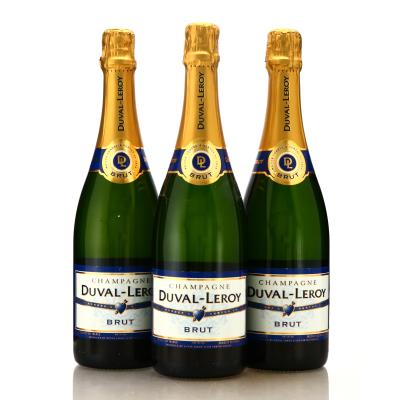 Duval Leroy Champagne Brut NV Champagne Grand Cru 3x75cl