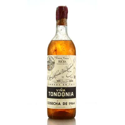 R. Lopez de Heredia Vina Tondonia 1964 Rioja Gran Reserva Blanco