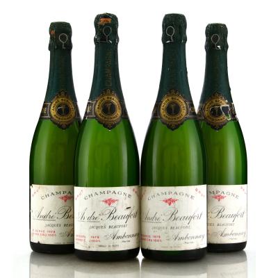 Andre Beaufort Brut Reserve 1979 Vintage Champagne Grand-Cru 4x75cl