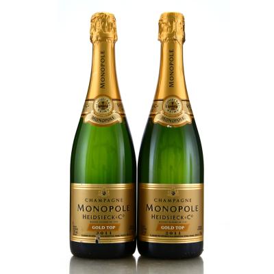 Heidsieck Monopole Gold Top 2011 Vintage Champagne 2x75cl