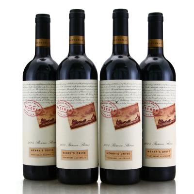 Henry's Drive Reserve Shiraz 2004 Padthaway 4x75cl