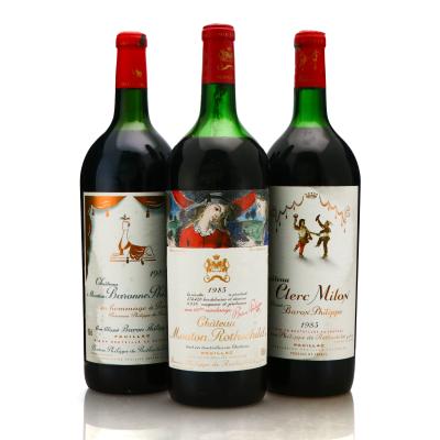 Image for Ch. Rothschild 1985 Pauillac 3x150cl Wooden Presentation Box
