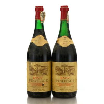 K.W.V Pinotage 1971 Western Cape 2x75cl