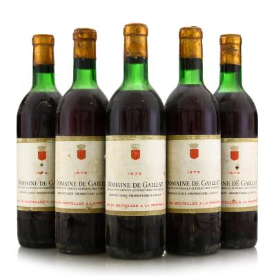 Domaine De Gallat 1972 Pessac-Leognan 5x75cl