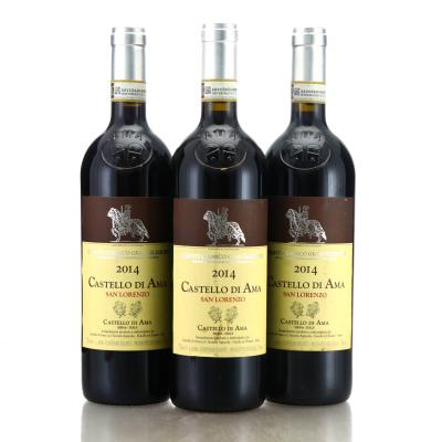 Castello Di Ama San Lorenzo 2014 Chianti Classico Gran Selezione 3x75cl