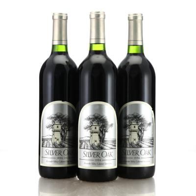 Silver Oak Cabernet Sauvignon 1996 Alexander Valley 3x75cl