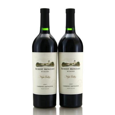 Robert Mondavi Cabernet Sauvignon 2007 Napa Valley 2x75cl