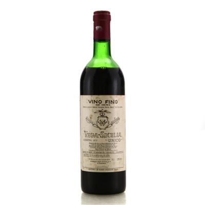 Vega Sicilia Unico 1973 Ribera del Duero Gran Reserva