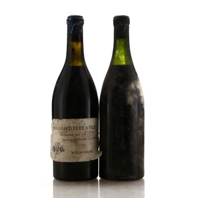 Bouchard Pere and Fils Beaune circa 1950s 2x75cl