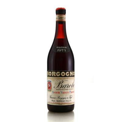 Giacomo Borgogno & Figli 1971 Barolo Riserva