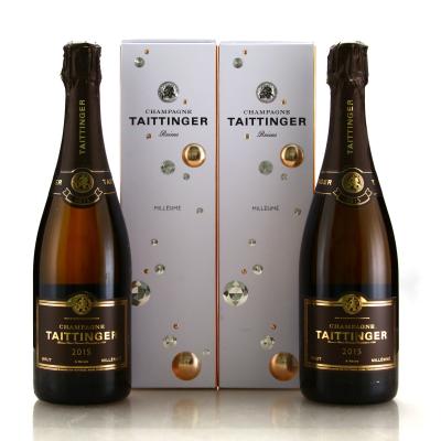 Taittinger Brut Millesime 2015 Vintage Champagne 2x75cl