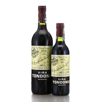 R. Lopez de Heredia Vina Tondonia 2001 Rioja Reserva x2