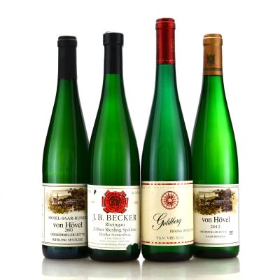 Assorted Riesling Spatlese 2000s Germany 4x75cl