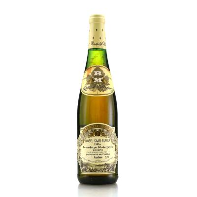 Rudolf Muller Brauneberger Klostergarten Auslese Riesling 1983 Mosel