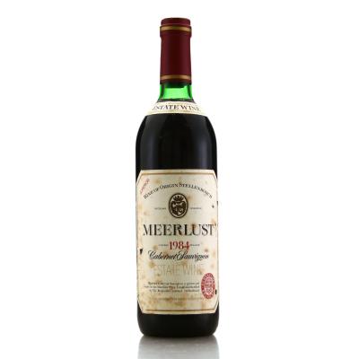 Meerlust Cabernet Sauvignon Superior 1984 Stellenbosch