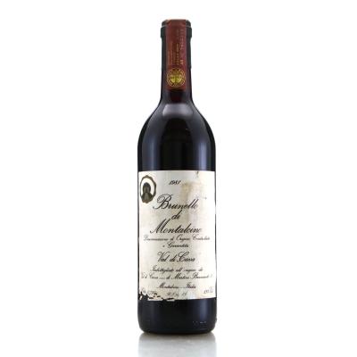 Valdicava 1981 Brunello di Montalcino