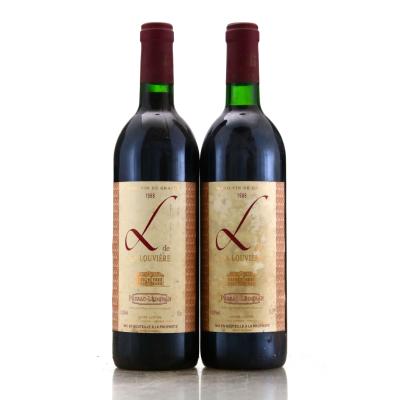 L De La Louviere 1988 Pessac-Leognan 2x75cl