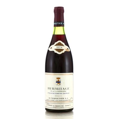 M.Chapoutier Monier De La Sizeranne Hermitage 1978 Hermitage