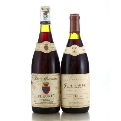 Louis Cheval / Georges Badriou 1990s Fleurie 2x75cl