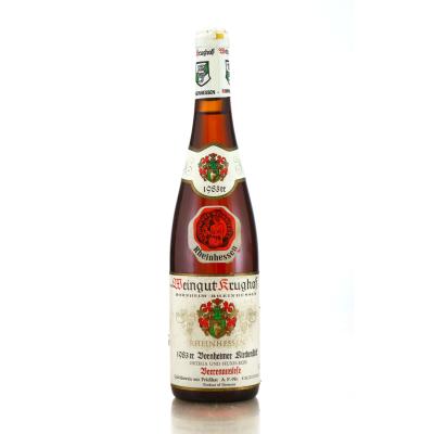 Krughof Bornheimer Kirchenstuck Beerenauslese 1983 Rheinhessen