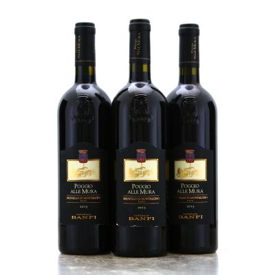 Banfi Poggio Alle Mura 2015 Brunello di Montalcino 3x75cl