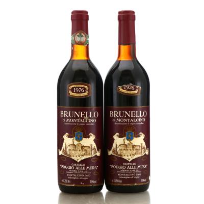 Castello Poggio Alle Mura 1976 Brunello di Montalcino 2x75cl