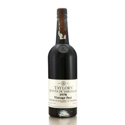 Taylor's Quinta De Vargellas 1978 Vintage Port