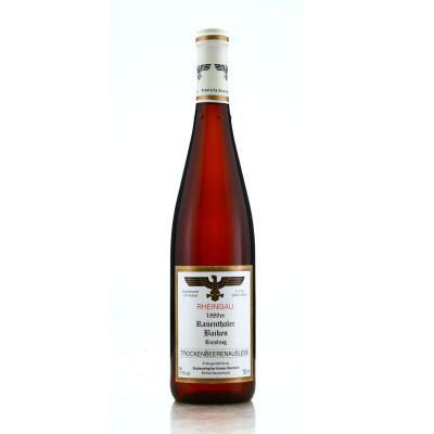 Hessische Staatsweinguter Kloster Eberbach Rauenthaler Baiken Riesling Trockenbeerenauslese 1989 Rheingau