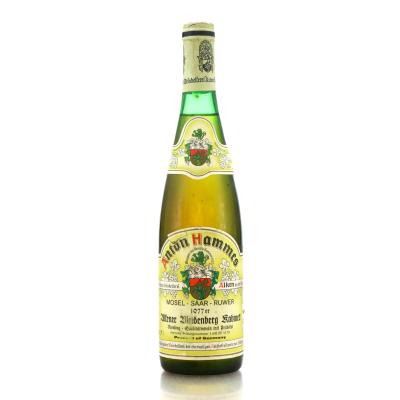 Weingut Anton Hammes Alkener Bleidenberg Riesling Kabinett 1977 Mosel