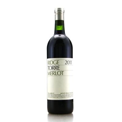 Ridge Torre Merlot 2011 Santa Cruz Mountains