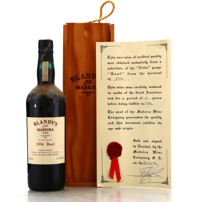 Blandy's Bual 1954 Madeira