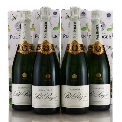 Pol Roger Reserve Brut NV Champagne 4x75cl