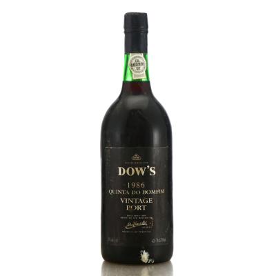 Dow's Quinta Do Bomfim 1986 Vintage Port