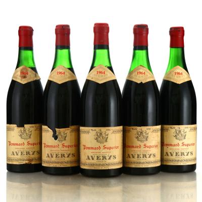 Averys 1964 Pommard Superior 5x75cl