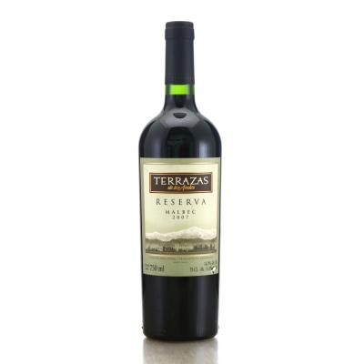 Terrazas De Los Andes Malbec 2007 Mendoza​