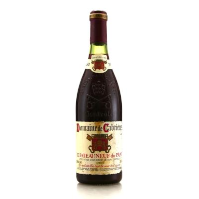 Dom. De Cabrieres 1980 Chateauneuf-Du-Pape