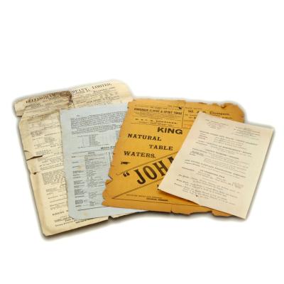 Wine, Whisky and Brandy Price Lists x4 / 19th Century