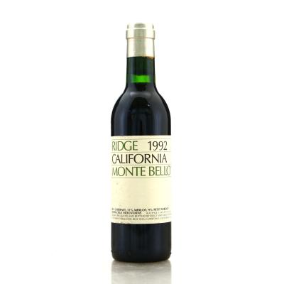 Ridge Monte Bello 1992 California 37.5cl