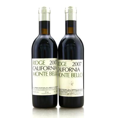 Ridge Monte Bello 2007 California 2x37.5cl