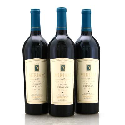 Mario Perelli Minetti Miriam Cabernet Sauvignon Reserve 1999 Napa Valley 3x75cl