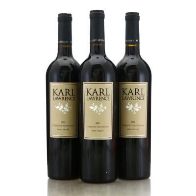 Karl Lawrence Cabernet Sauvignon 2003 Napa Valley 3x75cl