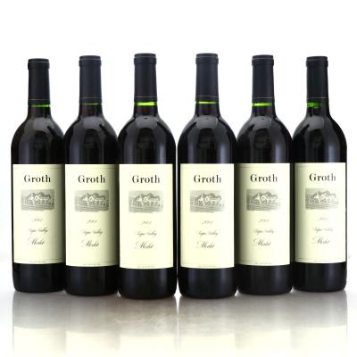 Groth Merlot 2001 Napa Valley 6x75cl