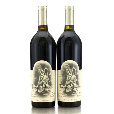 Thunder Mountain Bates Ranch Cabernet Sauvignon 1997 Santa Cruz Mountains 2x75cl